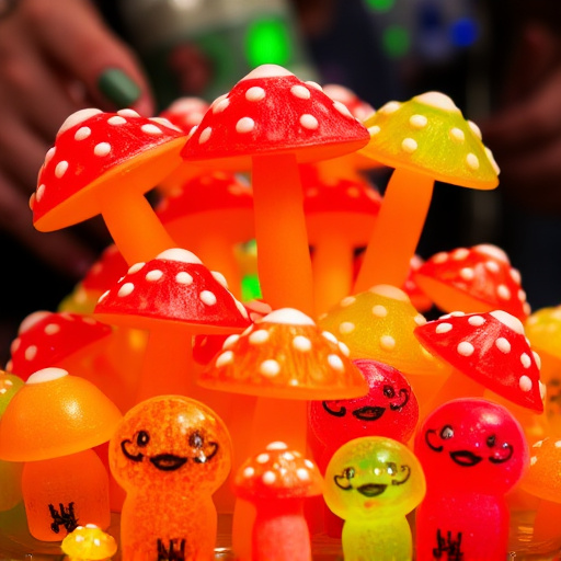Psilocybin Magic Mushroom Gummies Display