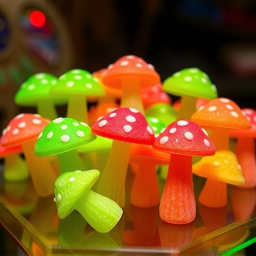 Psilocybin Magic Mushroom Gummies Display