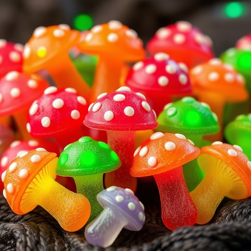 Psilocybin Magic Mushroom Gummies Display