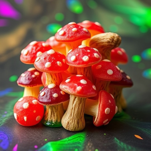 Psilocybin Magic Mushroom Gummies Display