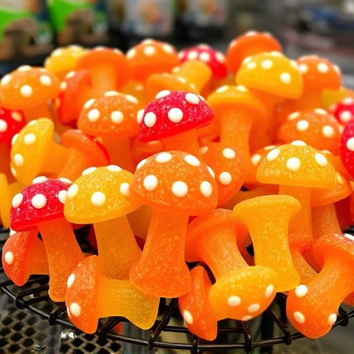 Psilocybin Magic Mushroom Gummies Display