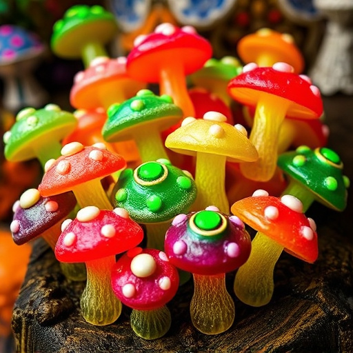 Psilocybin Magic Mushroom Gummies Display