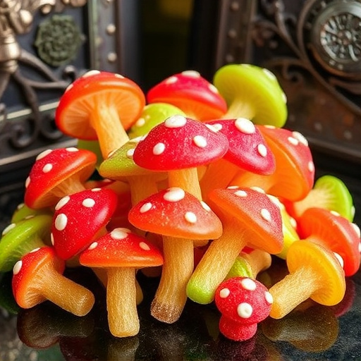 Psilocybin Magic Mushroom Gummies Display