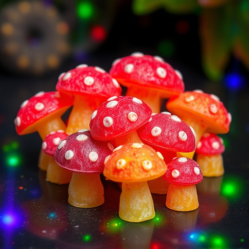Psilocybin Magic Mushroom Gummies Display