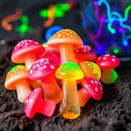 Psilocybin Magic Mushroom Gummies Display