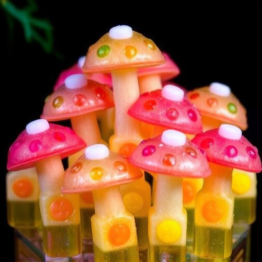 Psilocybin Magic Mushroom Gummies Display