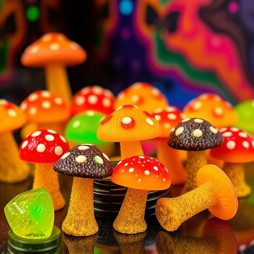 Psilocybin Magic Mushroom Gummies Display