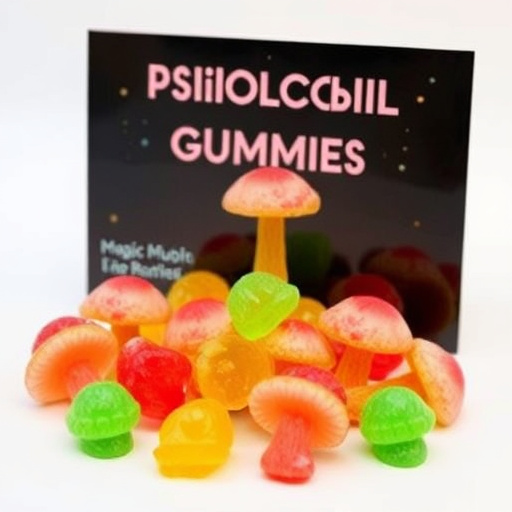 Psilocybin Magic Mushroom Gummies Display