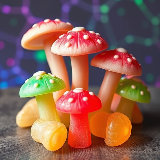 Psilocybin Magic Mushroom Gummies Display
