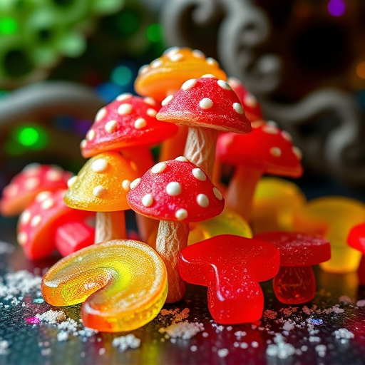 Psilocybin Magic Mushroom Gummies Display