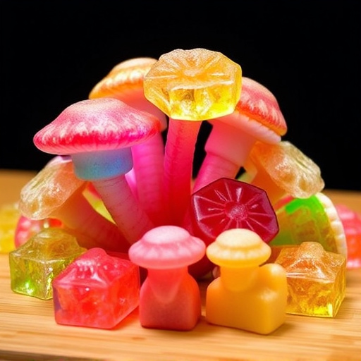 Psilocybin Magic Mushroom Gummies Display