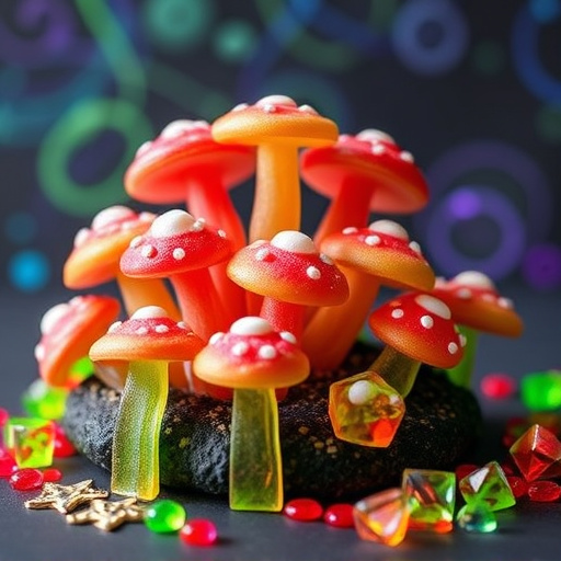 Psilocybin Magic Mushroom Gummies Display