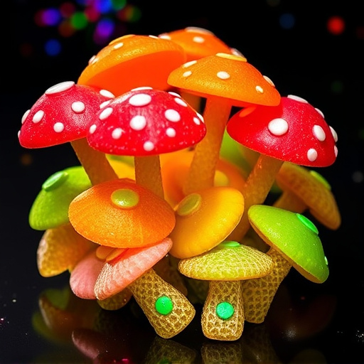 Psilocybin Magic Mushroom Gummies Display