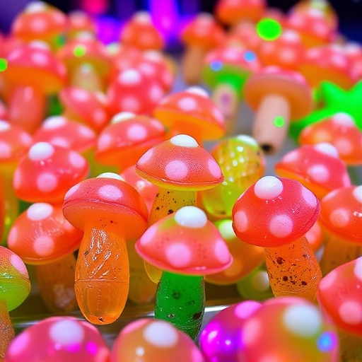 Psilocybin Magic Mushroom Gummies Display