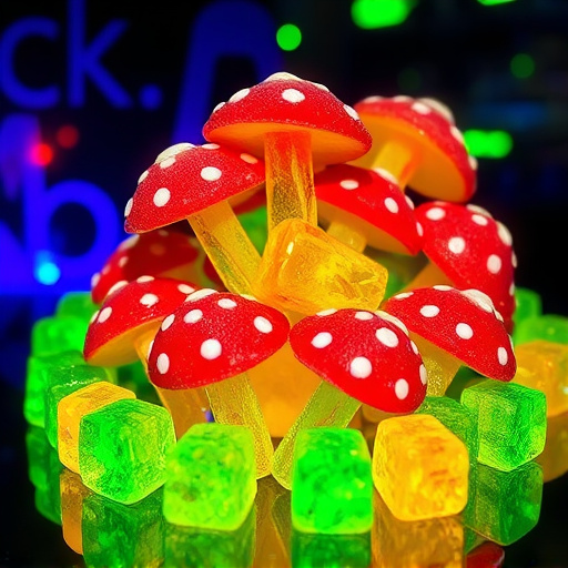 Psilocybin Magic Mushroom Gummies Display
