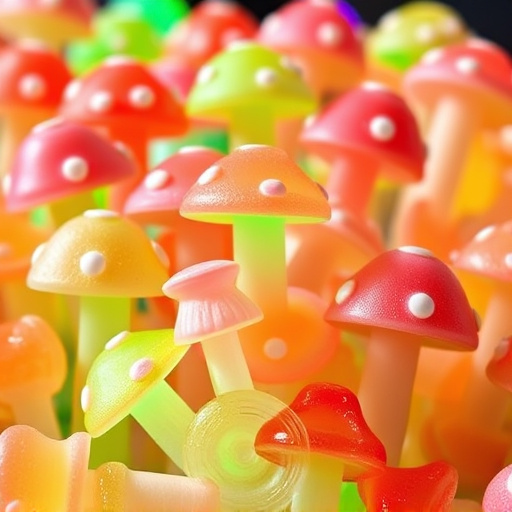 Psilocybin Magic Mushroom Gummies Display