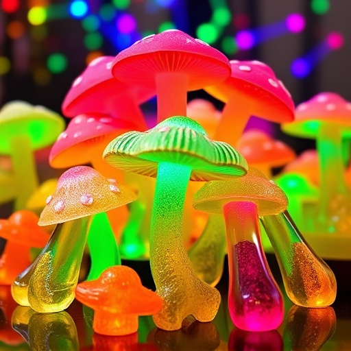 Psilocybin Magic Mushroom Gummies Display