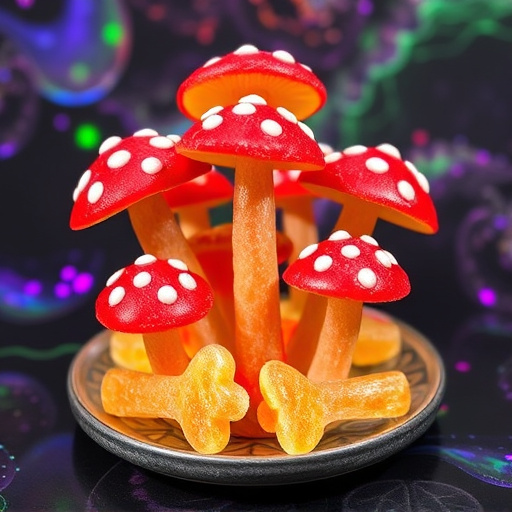 Psilocybin Magic Mushroom Gummies Display
