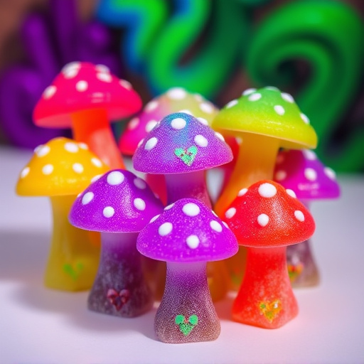 Psilocybin Magic Mushroom Gummies Display