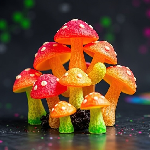 Psilocybin Magic Mushroom Gummies Display