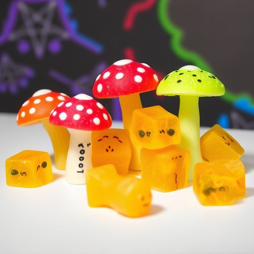 Psilocybin Magic Mushroom Gummies Display