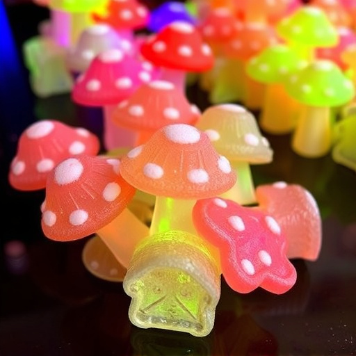 Psilocybin Magic Mushroom Gummies Display