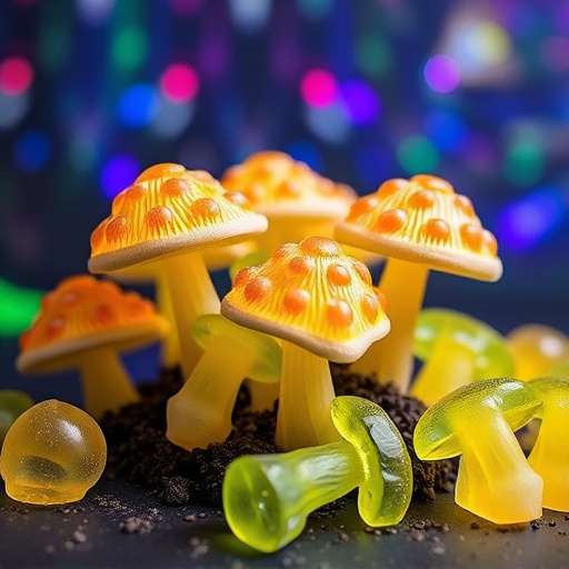 Psilocybin Magic Mushroom Gummies Display