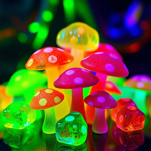 Psilocybin Magic Mushroom Gummies Display