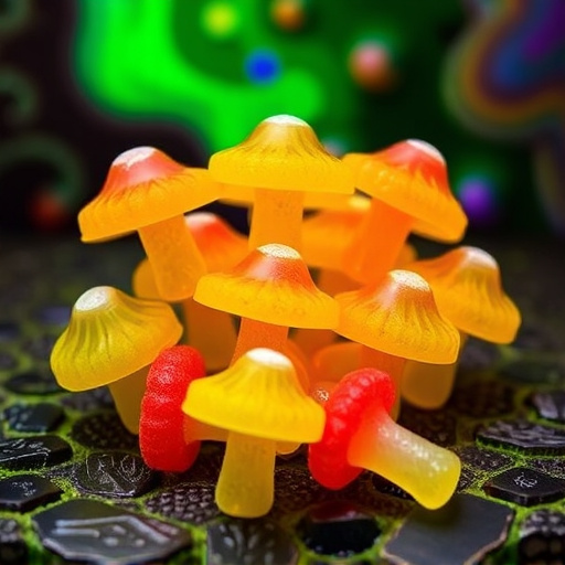 Psilocybin Magic Mushroom Gummies Display
