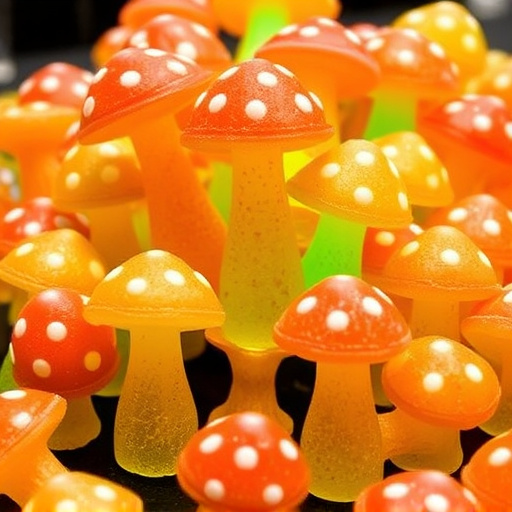 Psilocybin Magic Mushroom Gummies Display