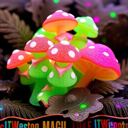 Psilocybin Magic Mushroom Gummies Display