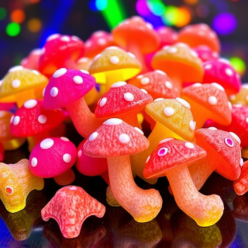 Psilocybin Magic Mushroom Gummies Display