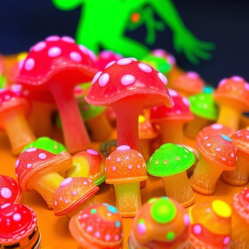 Psilocybin Magic Mushroom Gummies Display