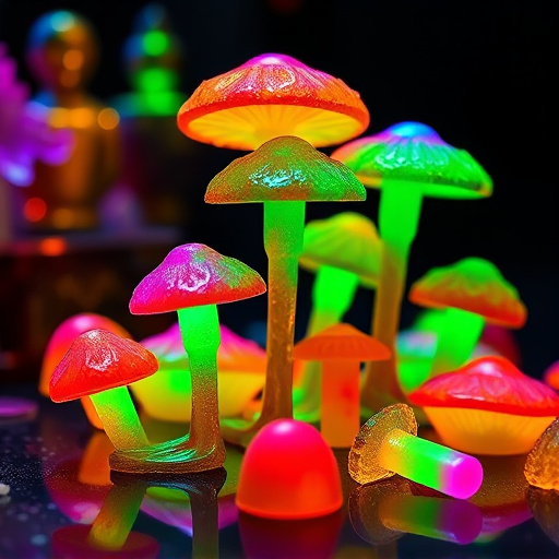 Psilocybin Magic Mushroom Gummies Display