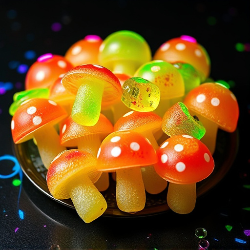 Psilocybin Magic Mushroom Gummies Display