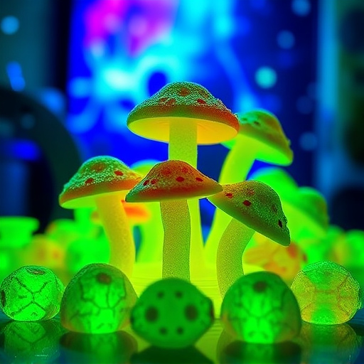 Psilocybin Magic Mushroom Gummies Display