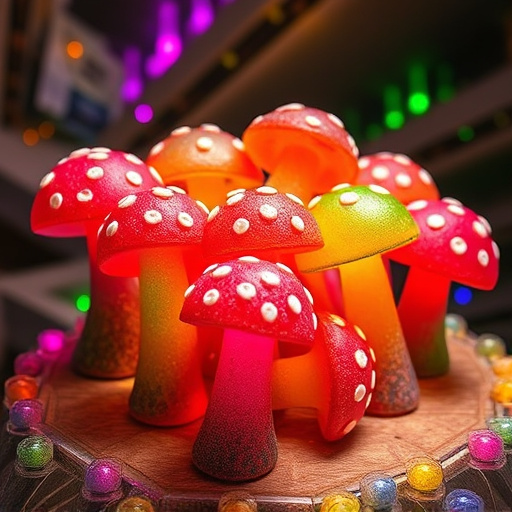 Psilocybin Magic Mushroom Gummies Display