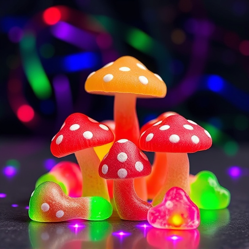 Psilocybin Magic Mushroom Gummies Display