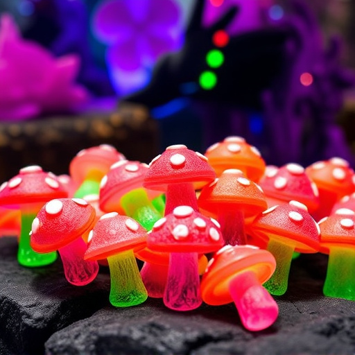 Psilocybin Magic Mushroom Gummies Display