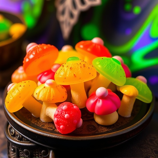 Psilocybin Magic Mushroom Gummies Display