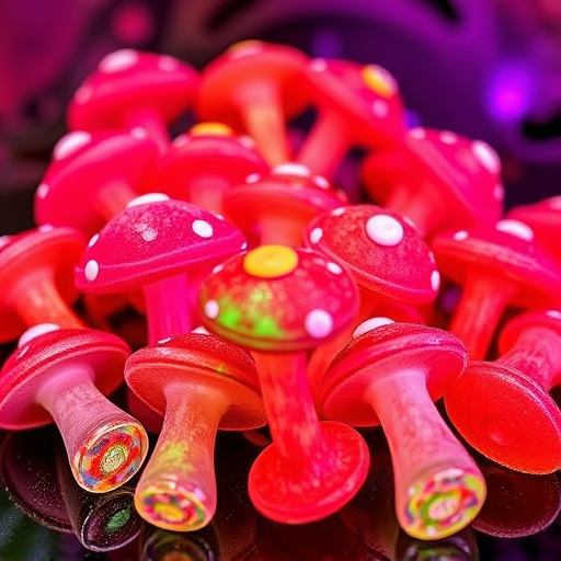 Psilocybin Magic Mushroom Gummies Display