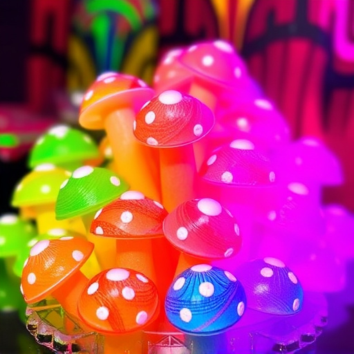 Psilocybin Magic Mushroom Gummies Display