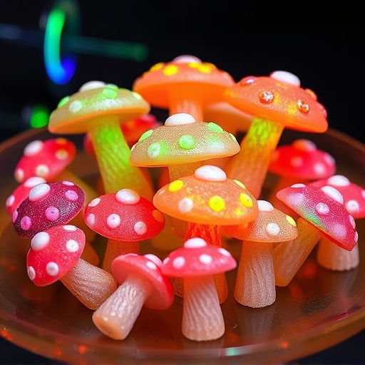 Psilocybin Magic Mushroom Gummies Display