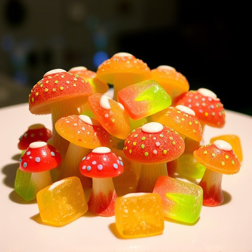 Psilocybin Magic Mushroom Gummies Display