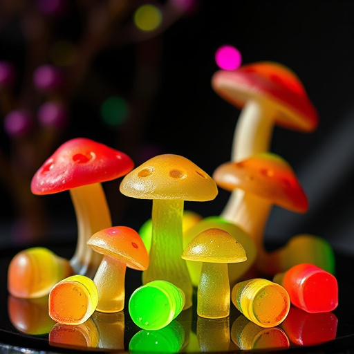 Psilocybin Magic Mushroom Gummies Display