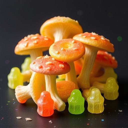 Psilocybin Magic Mushroom Gummies Display