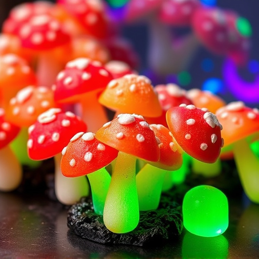 Psilocybin Magic Mushroom Gummies Display
