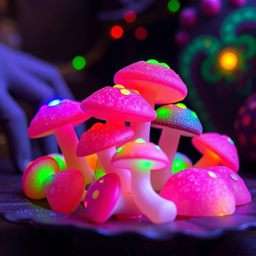 Psilocybin Magic Mushroom Gummies Display