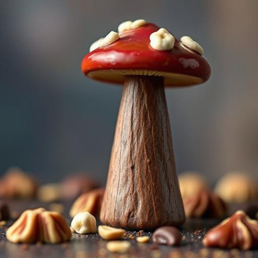 Stacked Magic Mushroom Chocolates Macro