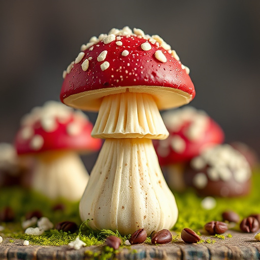 Stacked Magic Mushroom Chocolates Macro